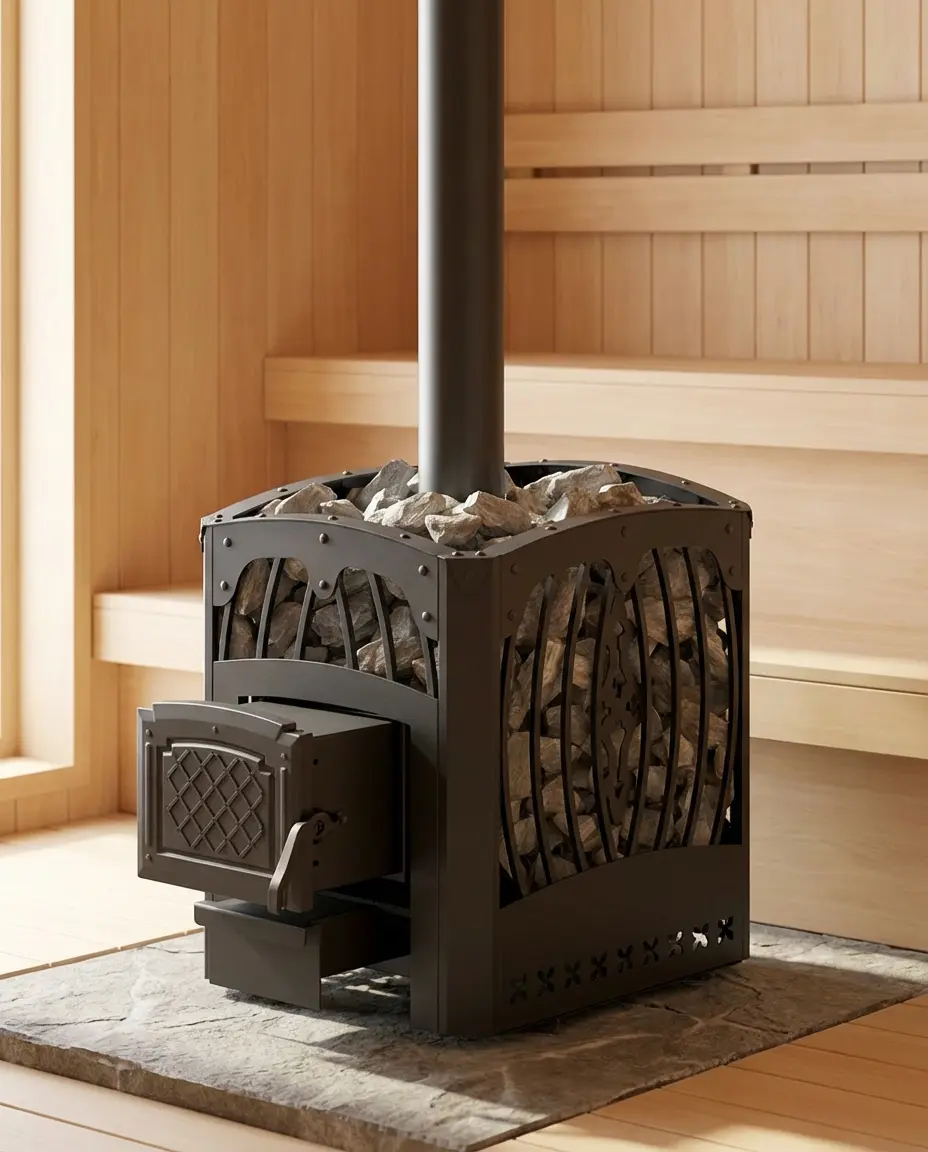 Печь для бани Былина-сетка 18 Ч (1.3) - Теплодар
